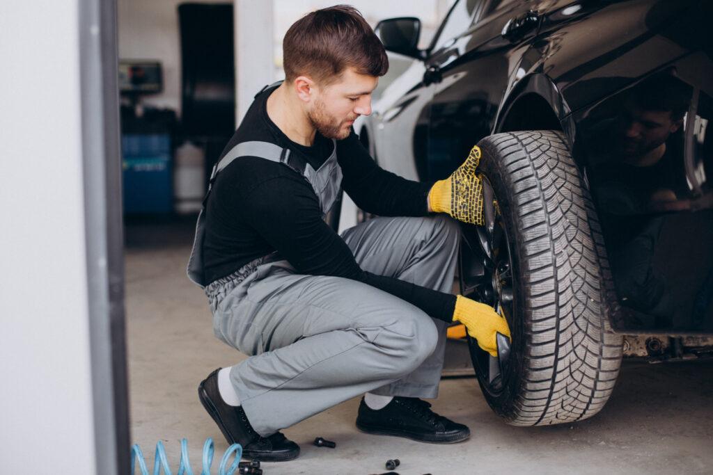 tyre shop mechanic